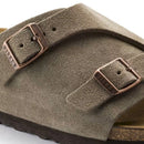 Zurich taupe -suede leather calz.s