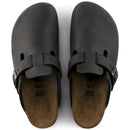 Boston oiled leather black calzata stretta