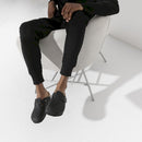 Boston oiled leather black calzata stretta