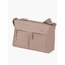 Horiz. shoulder bag+flap