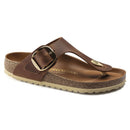 Gizeh big buckle cognac, oiled leather