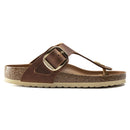 Gizeh big buckle cognac, oiled leather