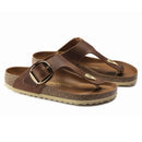 Gizeh big buckle cognac, oiled leather
