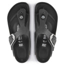 Gizeh big buckle black, oiled leather
