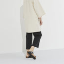 Gizeh big buckle black oiled leather calzata normale