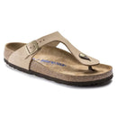 Gizeh plantare morbido pelle nubuck - sandcastle
