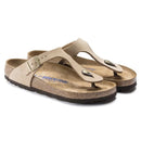 Gizeh plantare morbido pelle nubuck - sandcastle