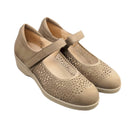 Decolte' c/cinturino e zeppa