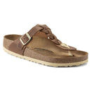 Gizeh braided cognac, oiled leather