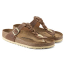 Gizeh braided cognac, oiled leather