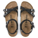 Kumba black, waxy leather