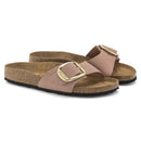 Madrid big buckle old rose nubuck leather calzata stretta
