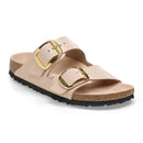 Arizona big buckle hex shine new beige,natural lea