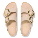 Arizona big buckle hex shine new beige,natural lea