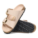Arizona big buckle hex shine new beige,natural lea