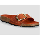 Madrid big buckle oiled leather calzata stretta