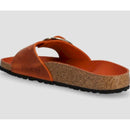 Madrid big buckle oiled leather calzata stretta