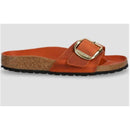 Madrid big buckle oiled leather calzata stretta