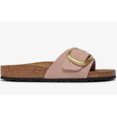 Madrid big buckle soft pink, nubuck leather