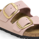 Arizona big buckle soft pink, nubuck leather