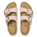 Arizona big buckle soft pink, nubuck leather