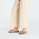 Oita braided pelle scamosciata - taupe calz.s