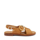 Sandalo a incrocio con fibbia