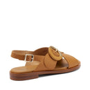 Sandalo a incrocio con fibbia