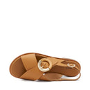 Sandalo a incrocio con fibbia