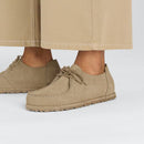 Utti lace pelle scamosciata - gray taupe calz.s