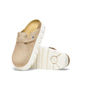 Boston chunky warm sand suede leather s