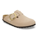 Boston big buckle sandcastle, nubuck leather