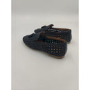 Mocassino intrecciato con nappine