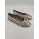 Ballerina in pelle intrecciata