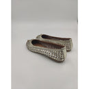 Ballerina in pelle intrecciata