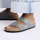 Arizona basalt gray, oiled leather