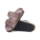 Arizona big buckle lavender oiled leather calzata s.