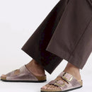 Arizona big buckle lavender oiled leather calzata s.