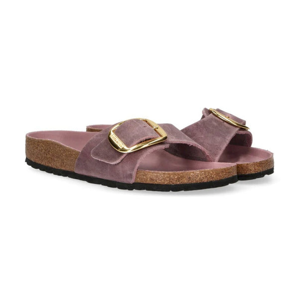 Madrid big buckle  lavender oiled leather calzata s.