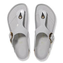 Gizeh big buckle pelle naturale vernice - high-shine stone coin calz.n