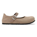 Mantova taupe, suede leather