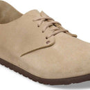 Maine s taupe, suede leather
