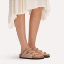 Florida soft pink, nubuck leather