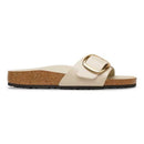 Madrid big buckle hex shine oyster, natural lea