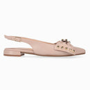 Slingback con borchie