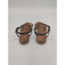 Sandalo infradito con bicolore sottopiede in memory e f.do gomma