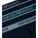 Emporio armani pack 3 slip in jersey organico shiny logoband asv