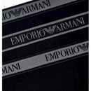 Emporio armani pack 3 slip in jersey organico shiny logoband asv