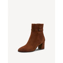 Stivaletto in pelle con cinturino