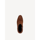 Stivaletto in pelle con cinturino